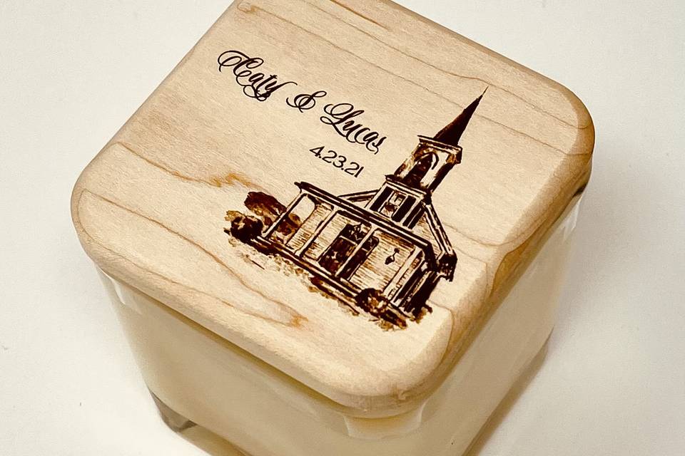 Chapel wedding favor