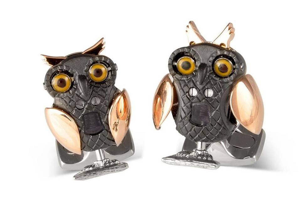 Moving Owl Cufflinks