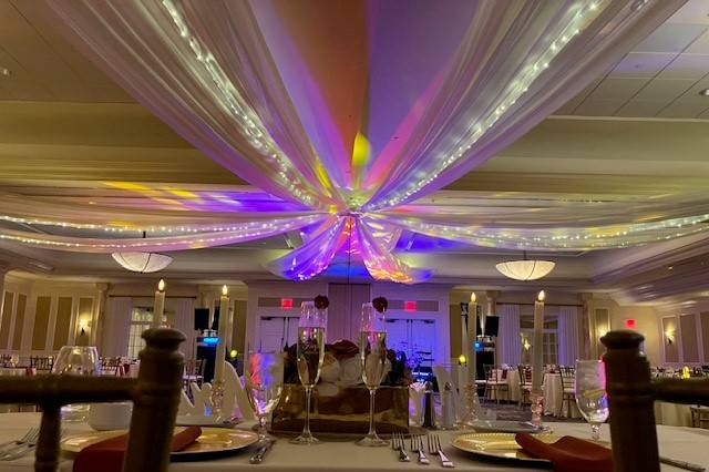 Ballroom-Ceiling Draping