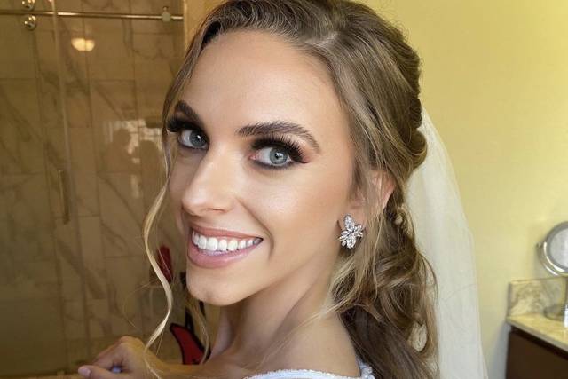 Full glam makeup