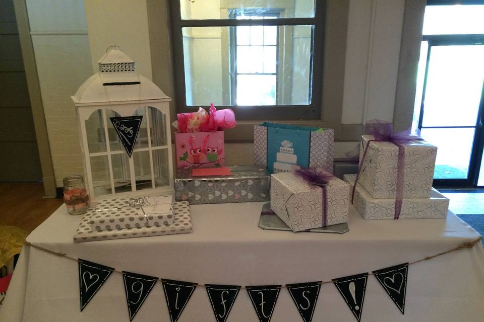 Gift table