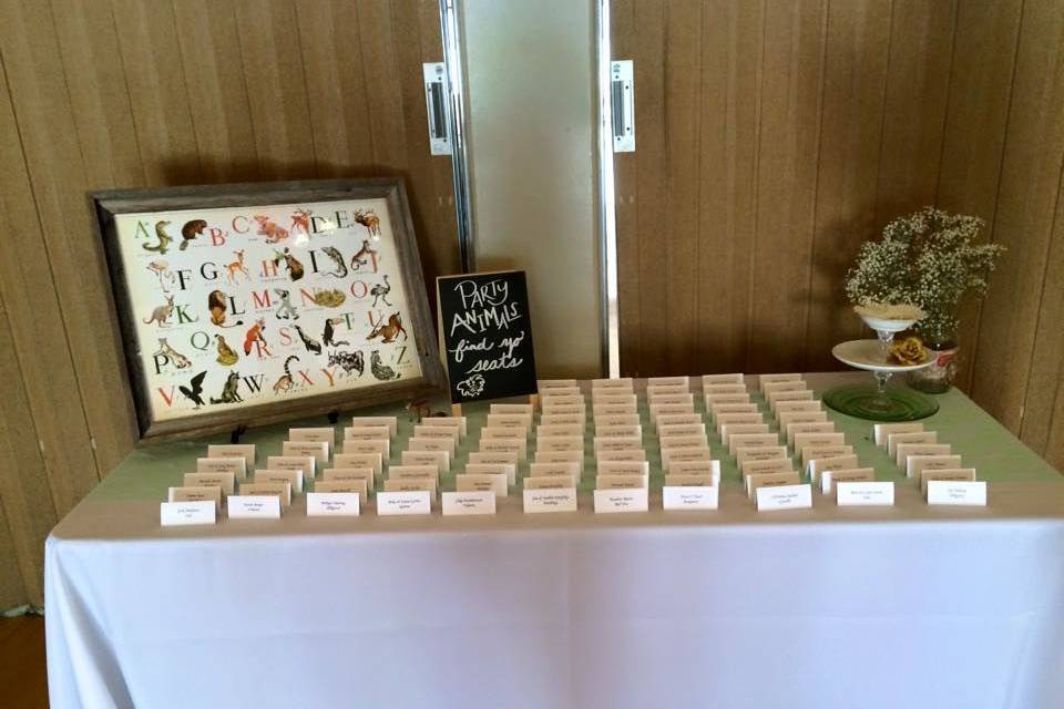 Escort cards