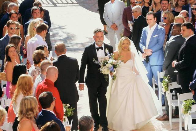 Walking down the aisle