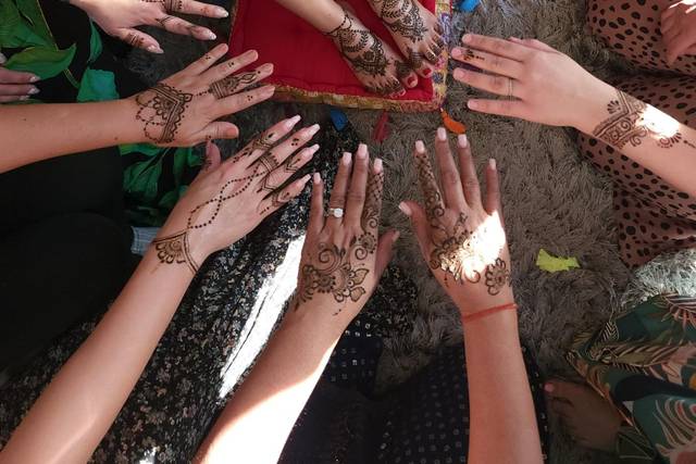 Bride and Guest Mehndi