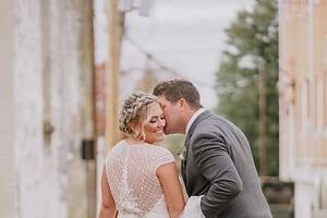 Bride and Groom Walk Culpeper