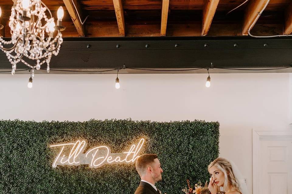 Bride and Groom First Look