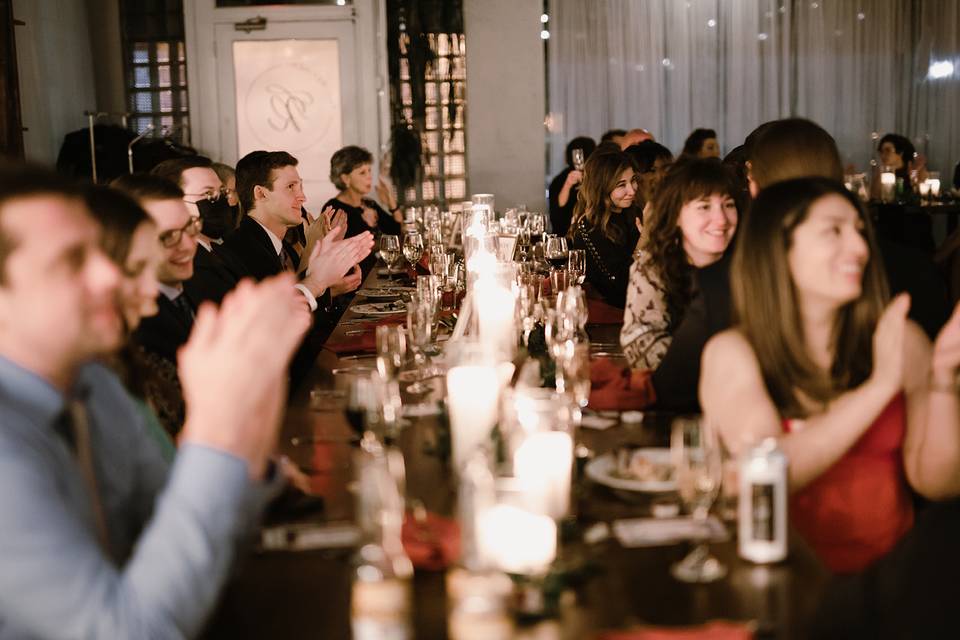 Guests Enjoying Dinner