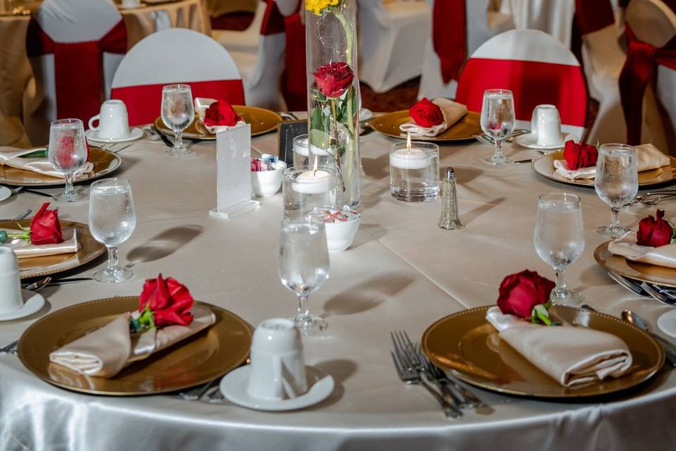 Table Scape in Red