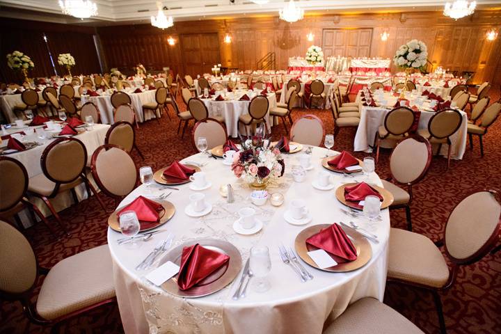 Ballroom and Head table