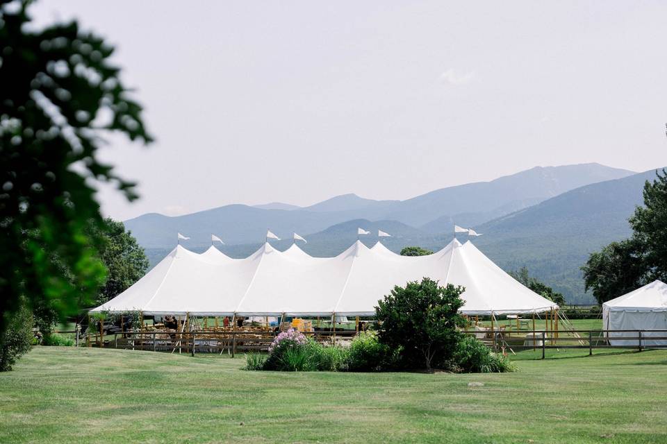 Sailcloth Tent at Toad Hill
