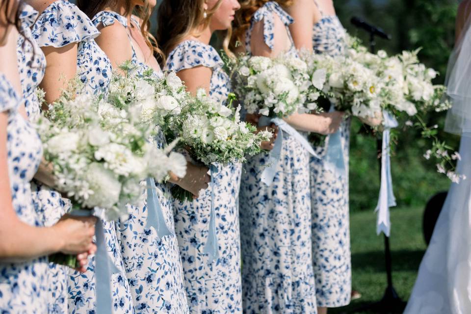 Blue Florals