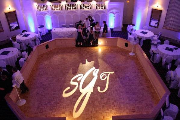 Greystone Castle Uplighting Syracuse DJ Black Tie Entertainment