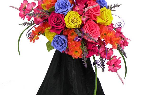 Rainbow Forever Rose Bouquet