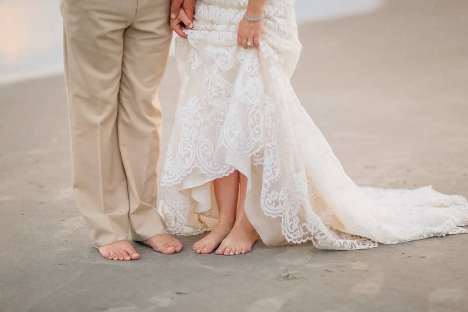 Feet in the Sand