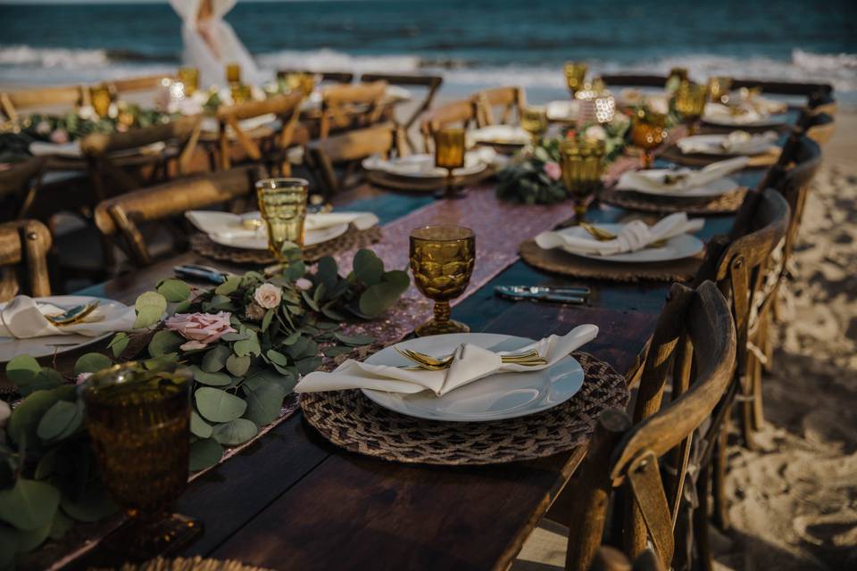 Boho Table Setting