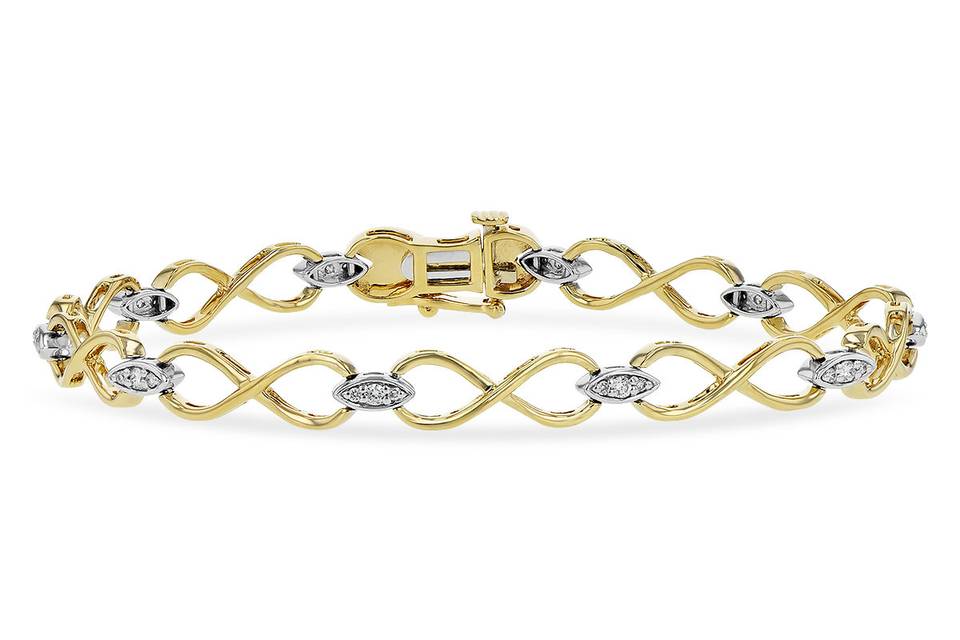 Diamond Infinity Bracelet