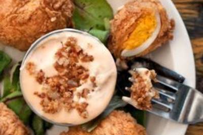 Deep Fried Deviled Eggs