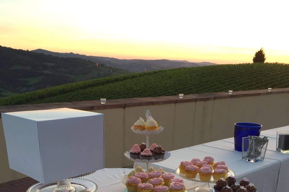 Dessert Corner wedding