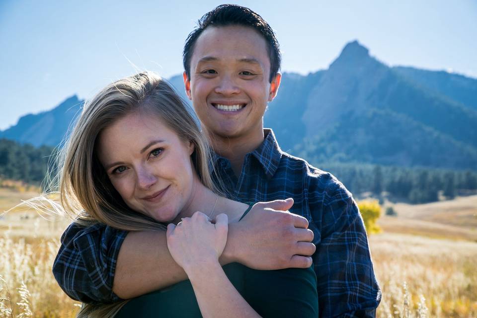 Boulder Flatirons Engagement