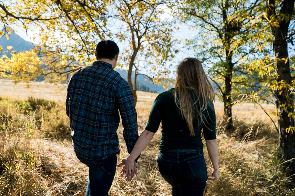 Boulder Flatirons Engagement