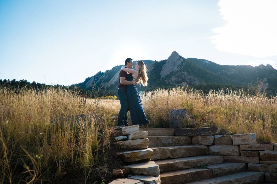 Boulder Flatirons Engagement