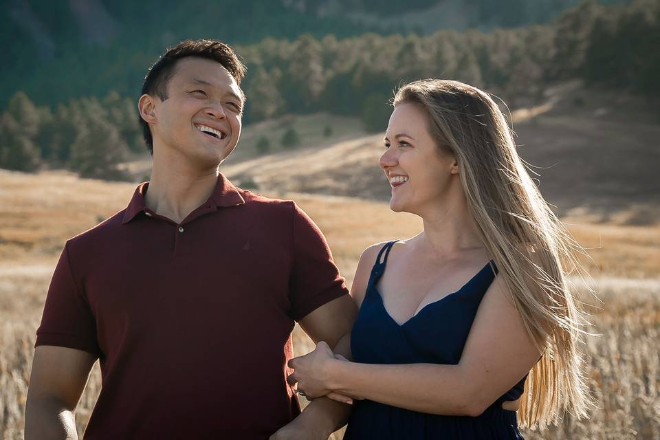 Boulder Flatirons Engagement