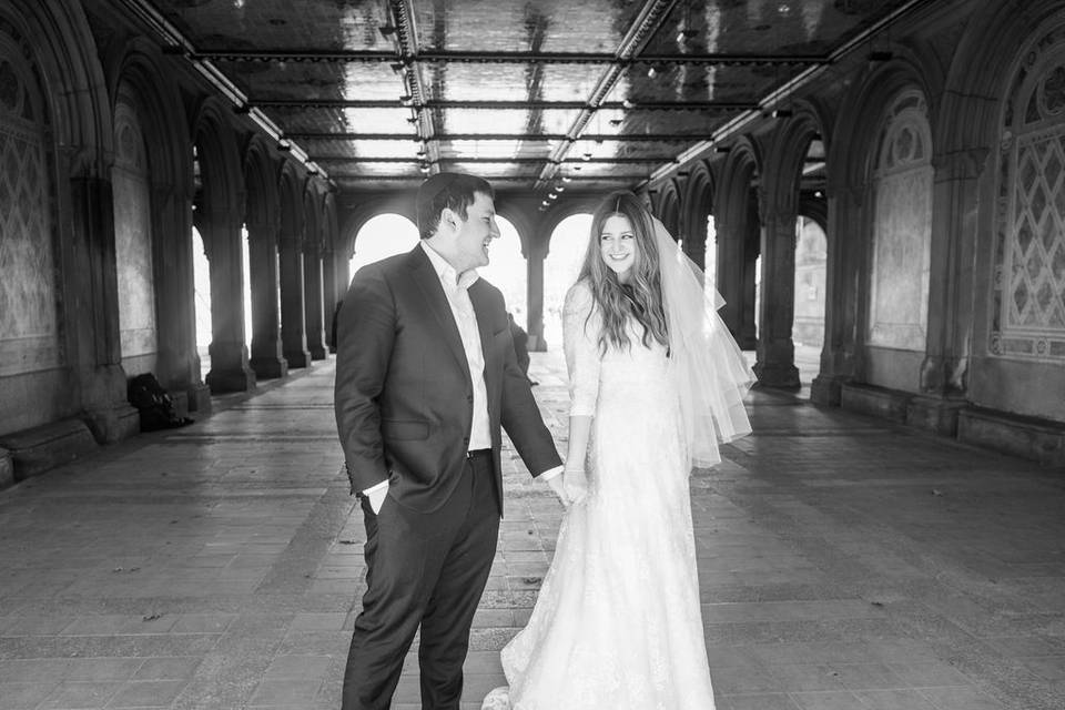 Wedding Couple at Central Park