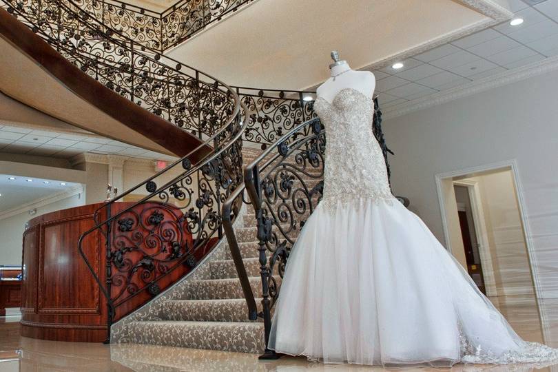 Castle couture wedding dress on sale