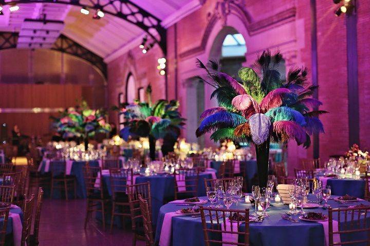 Neon reception setup