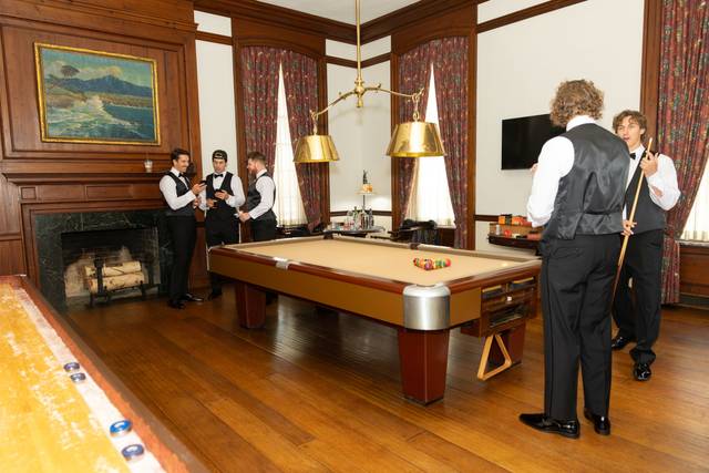 Game Room with the Groom