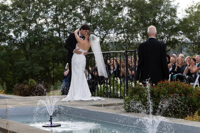 First Kiss at the Fountain