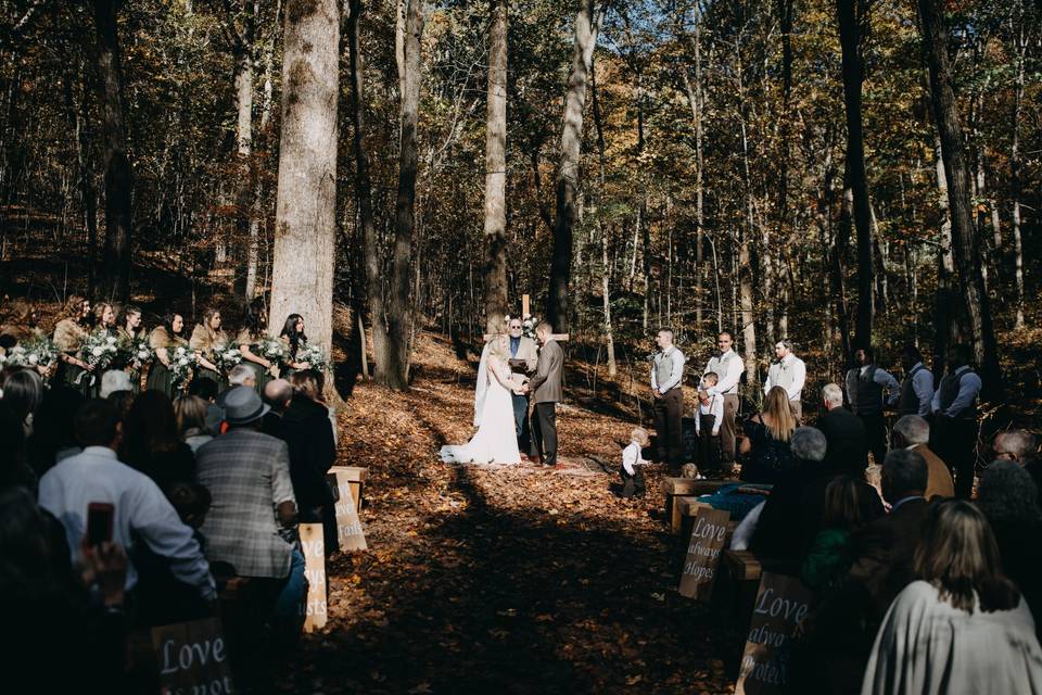 Marrying in the woodlands