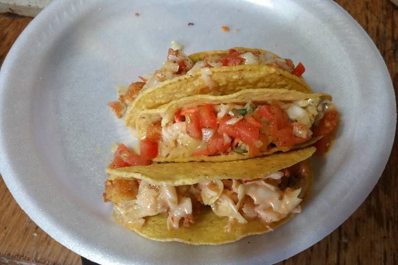 Seafood tacos