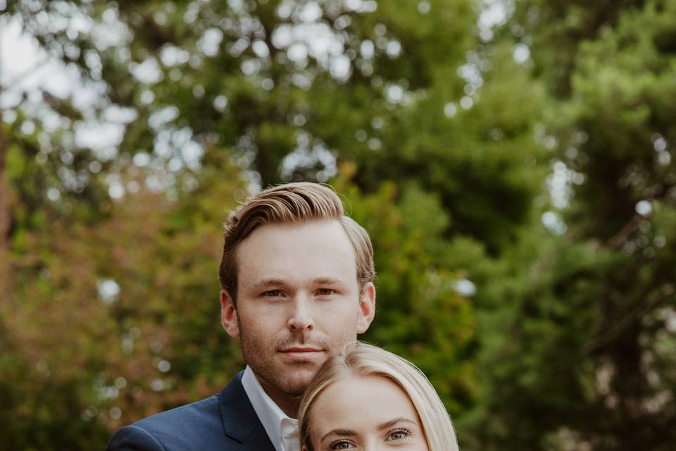 Flower Engagement Session