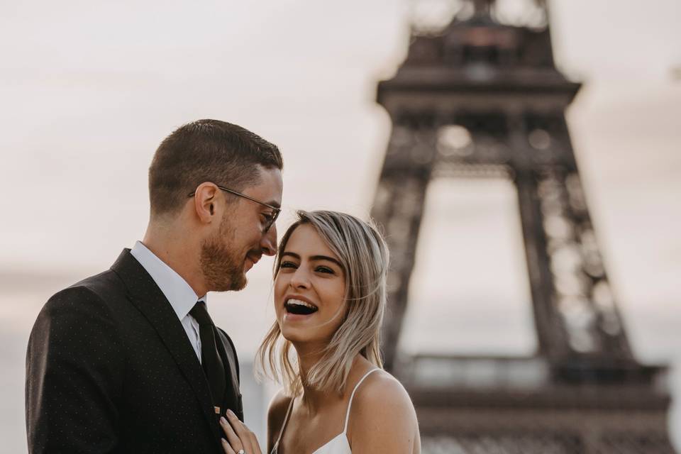 Paris Engagement Photos