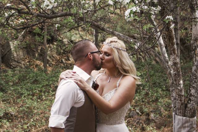 Couple kissing
