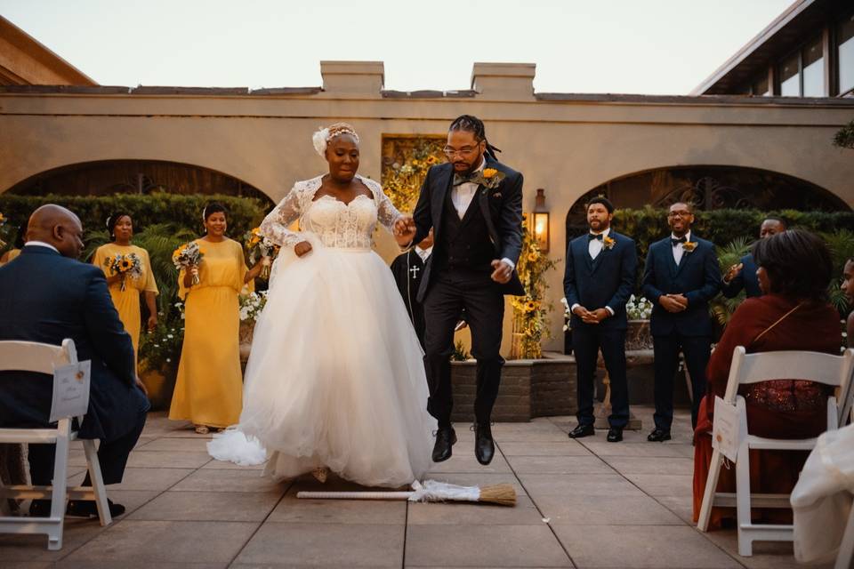 Jumping the broom