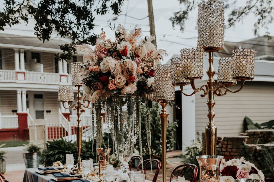 Banquet style seating