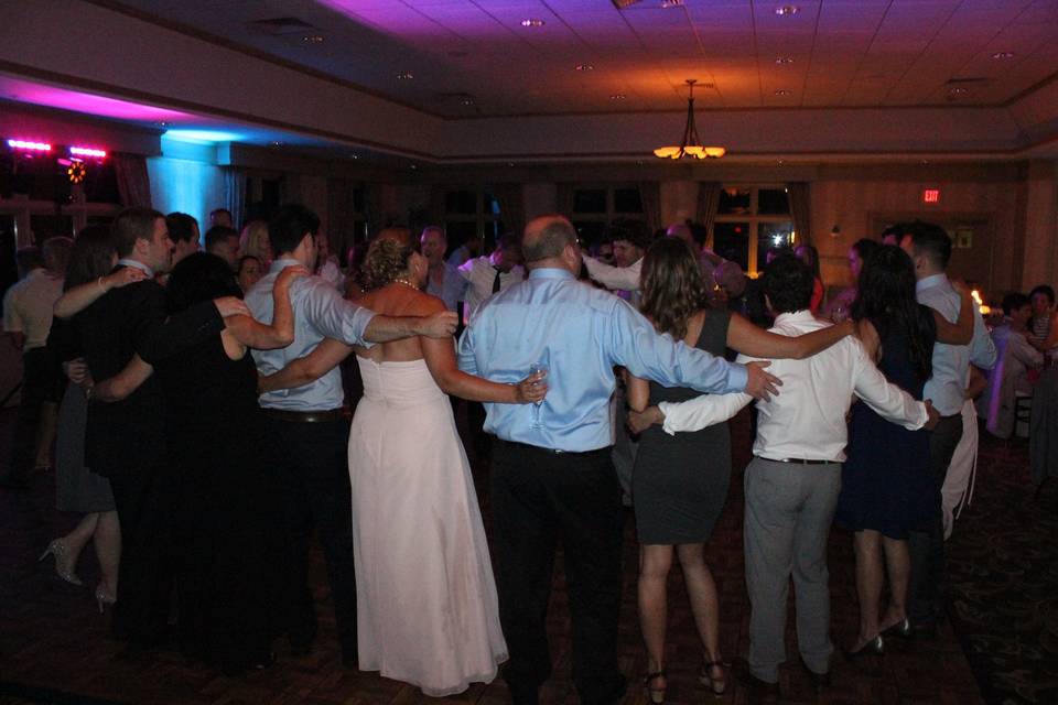 Wedding dance party