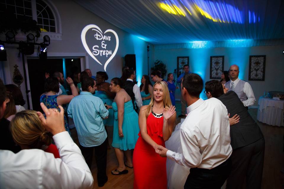 Wedding dance party