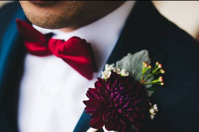 Dahlia Boutonniere