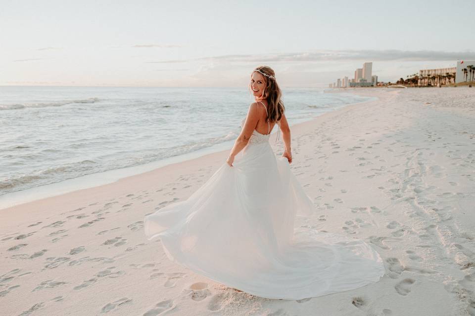 Boho Bridal Portrait