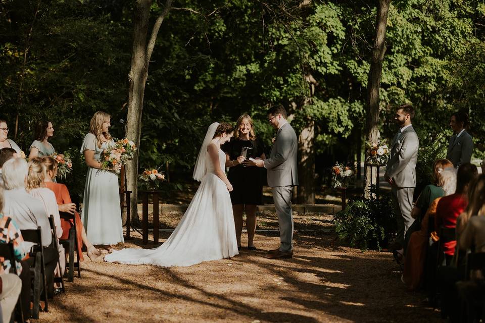 Outdoor wedding
