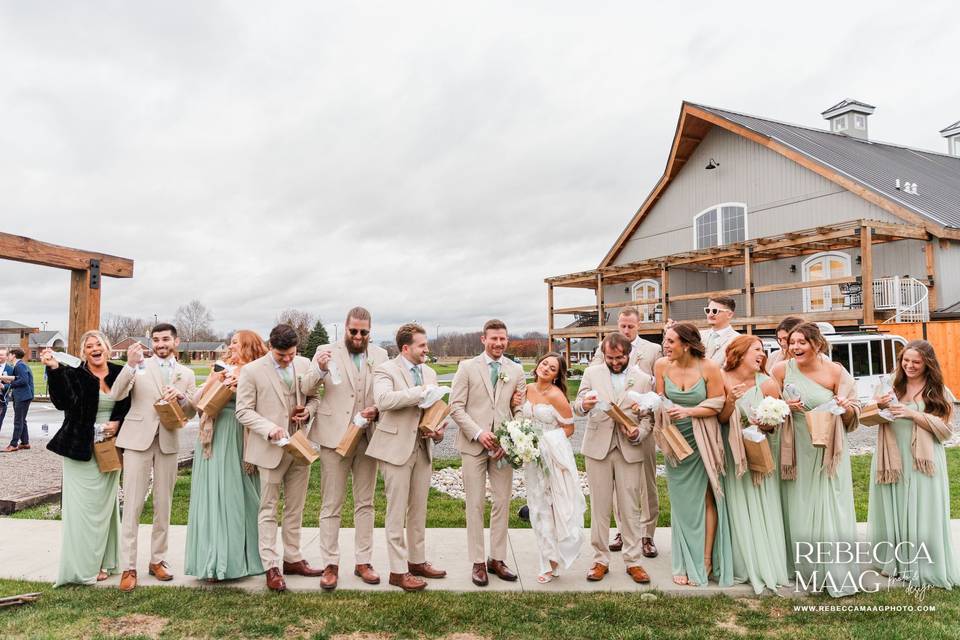Iced by bride