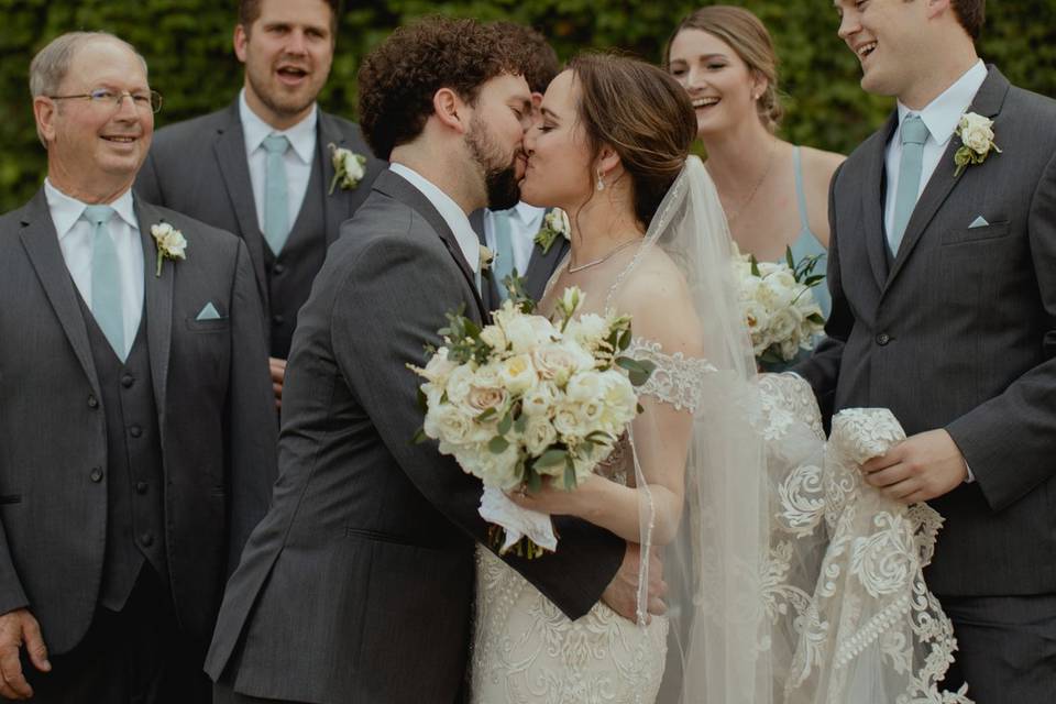 Wedding party portraits