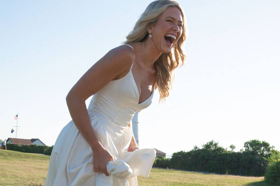 Bride Laughs