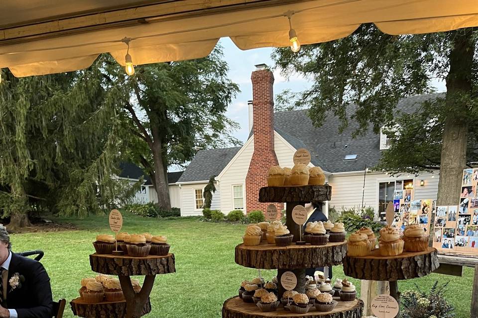 Rustic Cupcake Towers