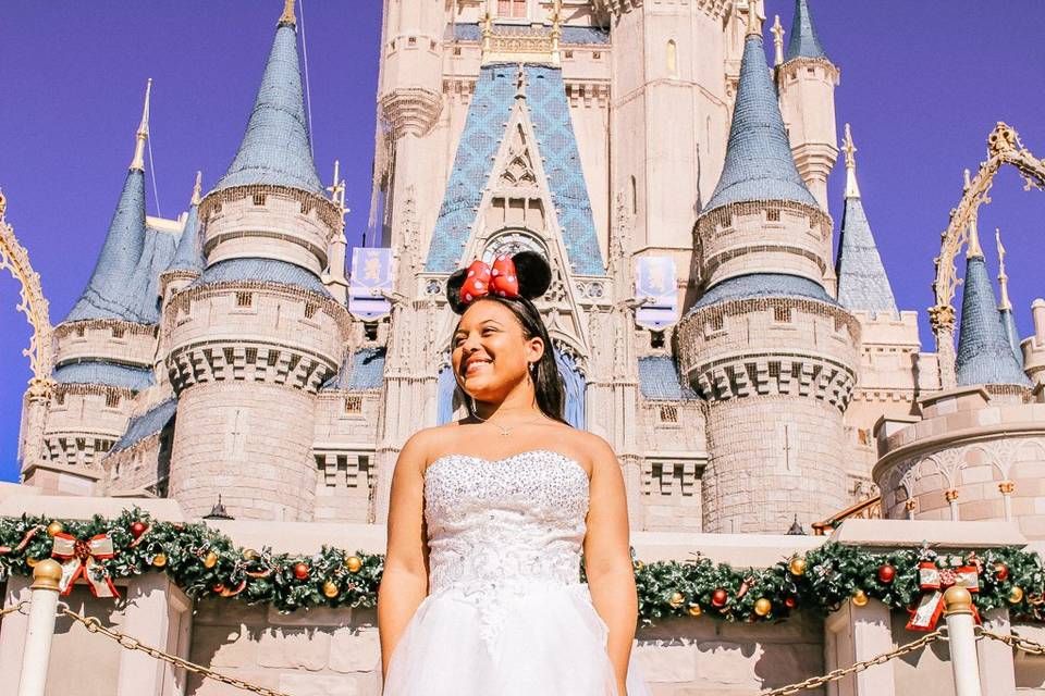 Disneyworld bride