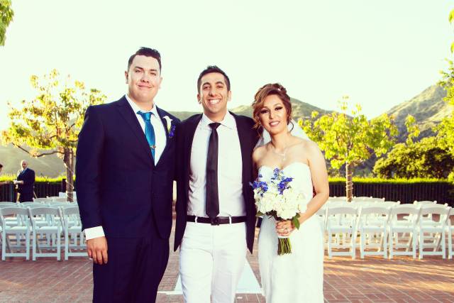 Picture with Bride and Groom
