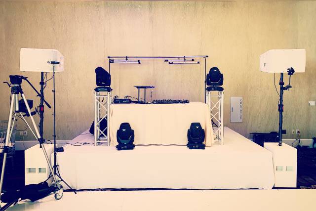 DJ Setup with moving heads